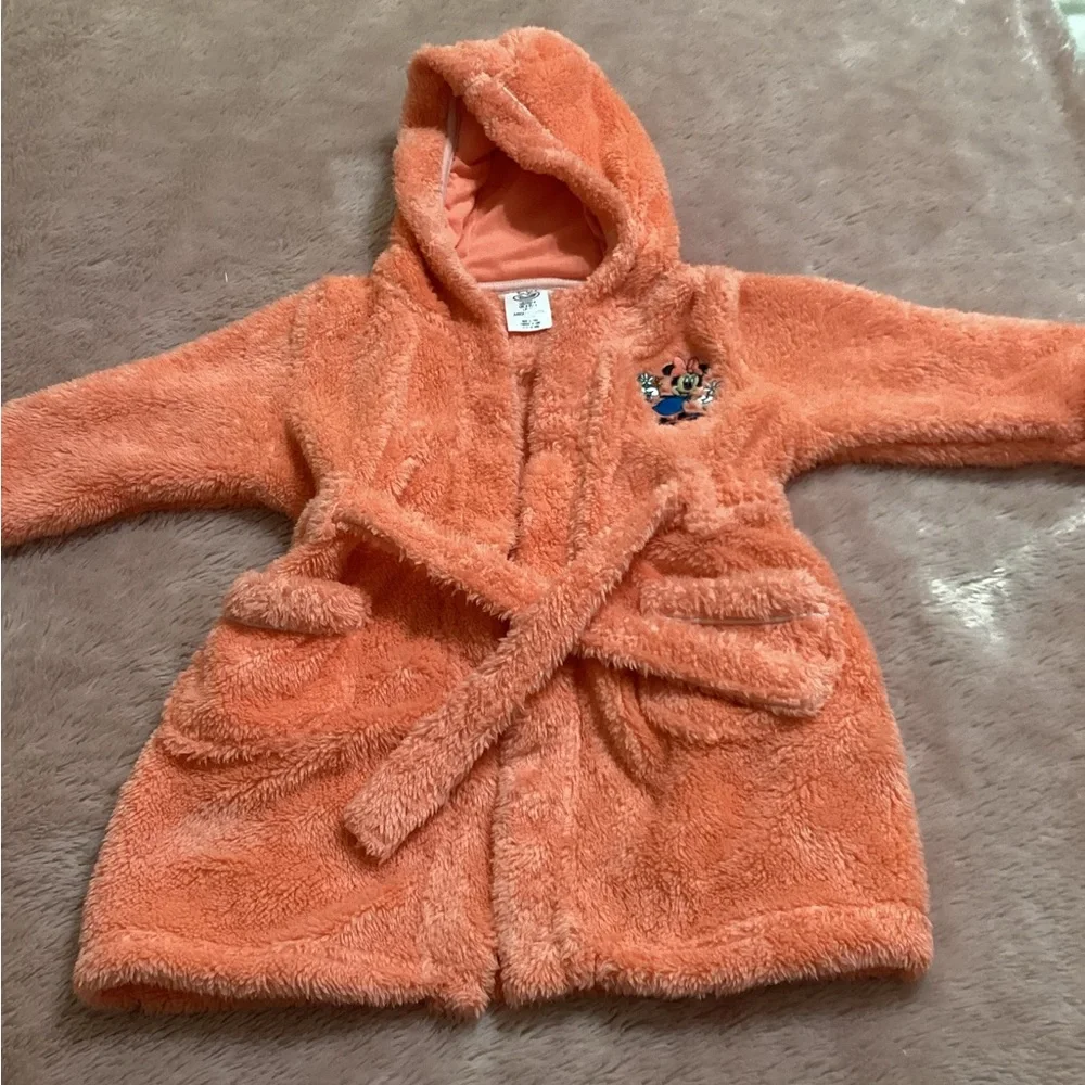 Disney Purple Jack Skellington Top with Black Leggings & Minnie Robe - Picture 2 of 5